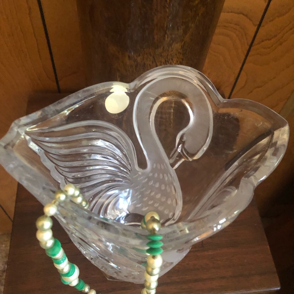 Swan vase Crystal Clear - Picture 10 of 14